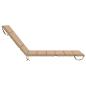 Preview: Sonnenliege Kissen GEMERT 100 % Polyester Sand 200 x 70 x 3 cm