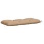 Preview: Bankkissen VIANEN 2 stk. 100 % Polyester Sand 110 x 50 x 12 cm