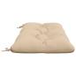Preview: Bankkissen VIANEN 2 stk. 100 % Polyester Creme 100 x 60 x 12 cm