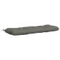 Preview: Bankkissen VIANEN 100 % Polyester Grau 110 x 40 x 12 cm