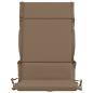 Preview: Hochlehner-Auflage GEMERT 4 stk. 100 % Polyester Taupe