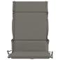 Preview: Hochlehner-Auflage GEMERT 4 stk. 100 % Polyester Grau