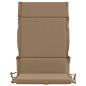 Preview: Hochlehner-Auflage GEMERT 4 stk. 100 % Polyester Taupe