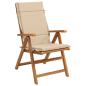 Preview: Hochlehner-Auflage GEMERT 6 stk. 100 % Polyester Creme