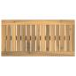 Preview: Tischplatte 60,5 x 30 x 2 cm Rechteckig Massives Akazienholz