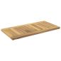 Preview: Tischplatte 60,5 x 30 x 2 cm Rechteckig Massives Akazienholz