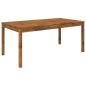 Preview: Gartentisch Natur 180 x 88,5 x 75 cm Massivholz Akazie