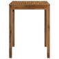 Preview: Gartenbar-Tisch LAREN Natur 80 x 80,5 x 105 cm