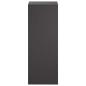 Preview: Pflanzenständer 2 pcs Schwarz 30 x 30 x 80 cm Stahl