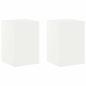 Preview: Pflanzenständer 2 pcs Weiß 40 x 40 x 60 cm Stahl