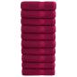 Preview: Premium Handtücher SOLUND 10 Stk. Bordeaux 50x100 cm 600 g/m²