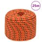 Preview: ARDEBO.de - Bootsseil Orange 14 mm 25 m Polypropylen