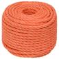 Preview: Arbeitsseil Orange 16 mm 25 m Polypropylen