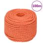 Preview: ARDEBO.de - Arbeitsseil Orange 20 mm 100 m Polypropylen