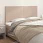 Preview: ARDEBO.de - Kopfteil Cappuccino 160x5x118/128 cm Kunstleder