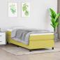Preview: ARDEBO.de - Boxspringbettgestell Grün 90x190 cm Stoff