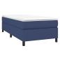 Preview: Boxspringbettgestell Blau 100x200 cm Stoff
