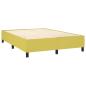Preview: Boxspringbettgestell Grün 140x190 cm Stoff
