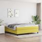 Preview: ARDEBO.de - Boxspringbettgestell Grün 160x200 cm Stoff