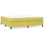 Preview: Boxspringbettgestell Grün 200x200 cm Stoff