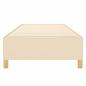 Preview: Boxspringbettgestell Creme 80x200 cm Stoff