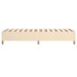 Preview: Boxspringbettgestell Creme 80x200 cm Stoff