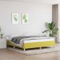 Preview: ARDEBO.de - Boxspringbettgestell Grün 180x200 cm Stoff