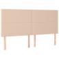 Preview: Boxspringbett Matratze Cappuccino-Braun 160x200 cm Kunstleder