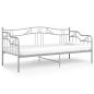 Preview: Schlafsofa Bettgestell Grau Metall 90x200 cm