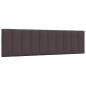 Preview: Bettgestell ohne Matratze "Hanko" Dunkelbraun 180x200 cm Stoff
