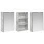 Preview: Badezimmerschrank-Set 3 stk. 126 x 16 x 62,5 cm Holzwerkstoff