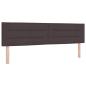 Preview: Boxspringbett mit Matratze Dunkelbraun 180 x 200 cm Stoff