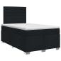 Preview: Boxspringbett mit Matratze Schwarz 120 x 200 cm Stoff