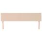 Preview: Kopfteile Cappuccino-Braun 160x5x78/88 cm Kunstleder