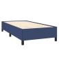 Preview: Bettgestell ohne Matratze Blau 100x200 cm Stoff