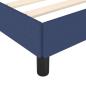 Preview: Bettgestell ohne Matratze Blau 100x200 cm Stoff