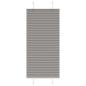 Preview: Plissee Anthrazit 65x100 cm Stoffbreite 64,4 cm Polyester