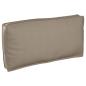 Preview: Kissen Oxford-Stoff Taupe 120 x 60 x 12 cm