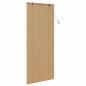 Preview: Rollo Braun 80 x 220 cm Bambus