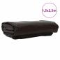 Preview: Plane 650g / m² Braun 1,5 x 2,5 m Canvas mit PVC-Beschichtung