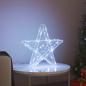 Preview: 3D Stern Kaltweiß 55 x 53.5 x 10 cm Acryl 50 LEDs
