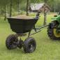 Preview: ARDEBO.de - Streuer Schwarz 53 x 108 x 74 cm PVC und Stahl