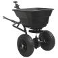 Preview: Streuer Schwarz 53 x 108 x 74 cm PVC und Stahl