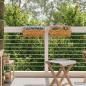 Preview: Hängender Blumentopf Korb GENDT 2 stk. Naturbraun Kubu Rattan