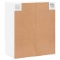 Preview: Wandschrank Weiß 60x31x70 cm Holzwerkstoff