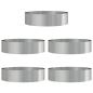 Preview: Pflanzenring 5 Stk. Silber 80 x 80 x 20 cm Verzinkter Stahl