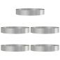 Preview: Pflanzenring 5 Stk. Silber 120 x 120 x 20 cm Edelstahl