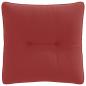 Preview: R Rückenkissen PUTTEN 100 % Polyester Weinrot 40 x 40 x 10 cm