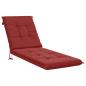 Preview: Sonnenliege Kissen GEMERT 100 % Polyester Weinrot