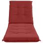 Preview: Sonnenliege Kissen GEMERT 100 % Polyester Weinrot